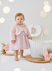 Conjunto Matilde: casaco, vestido e camisola com golinha