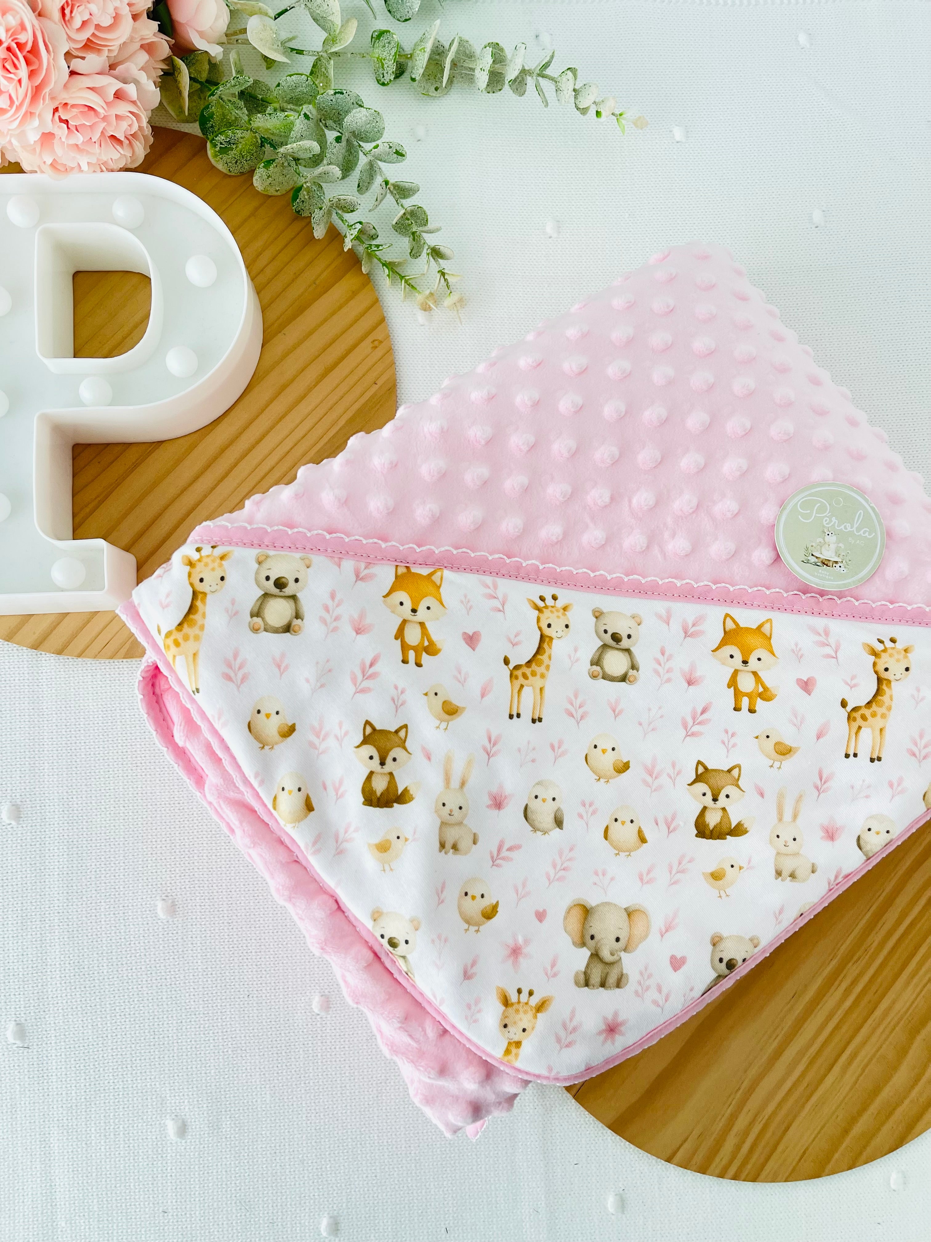 Manta tema Animais amorosos