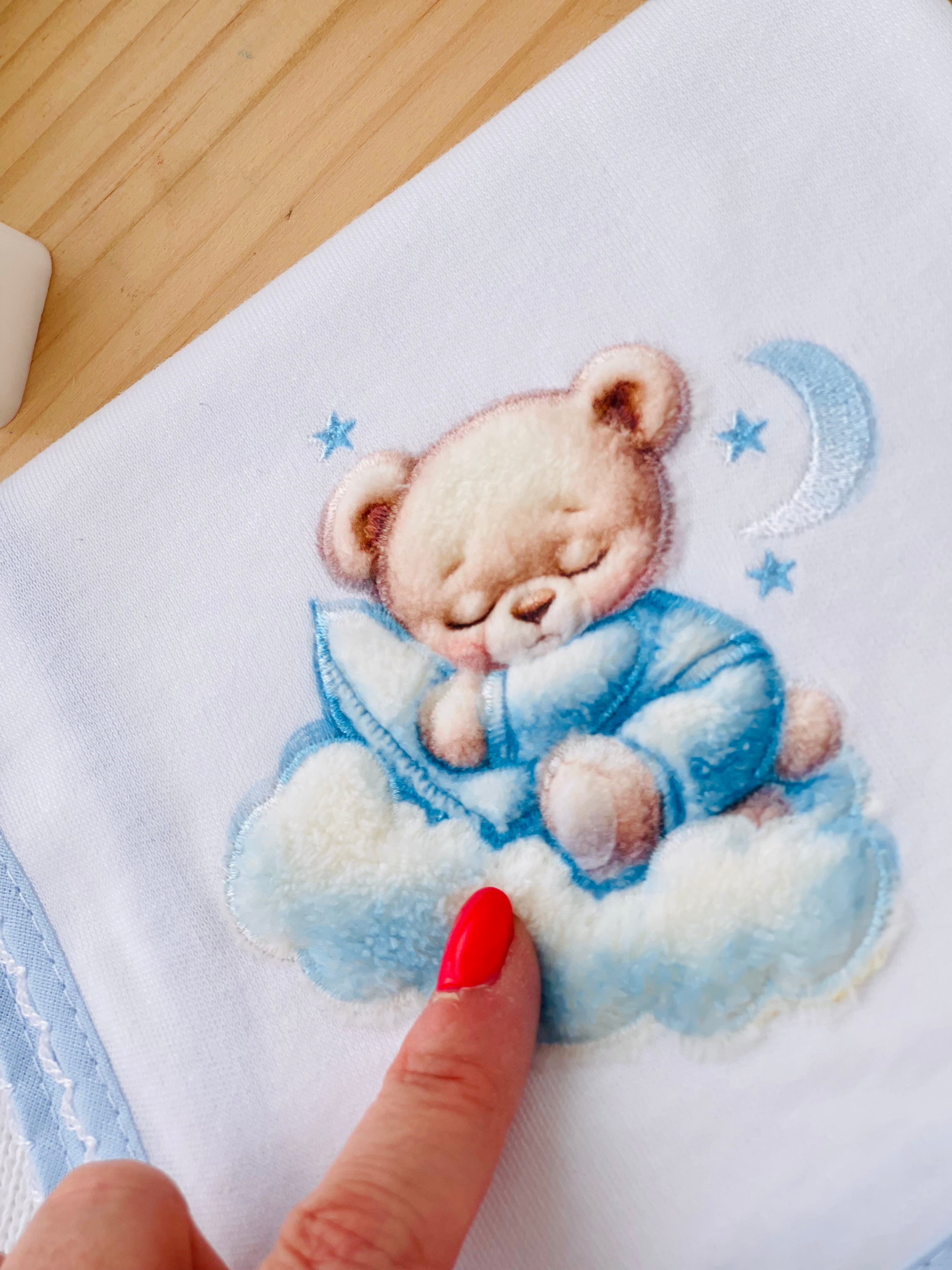 Fralda tema Nas nuvens com pêlo