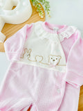Babygrow linha do Amor em Veludo