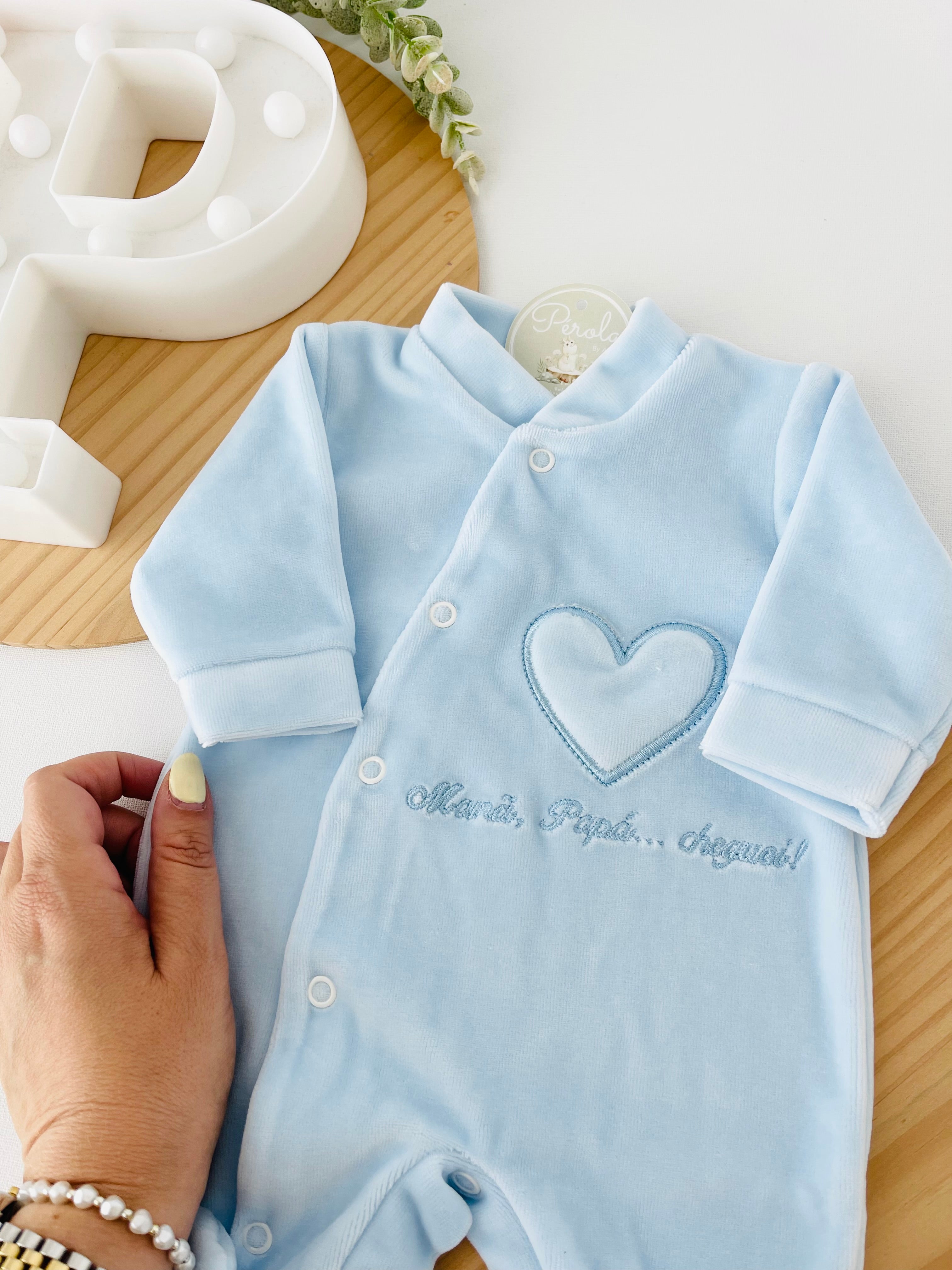 Babygrow tema mamã, papá, cheguei