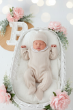 Babygrow e gorro em malha