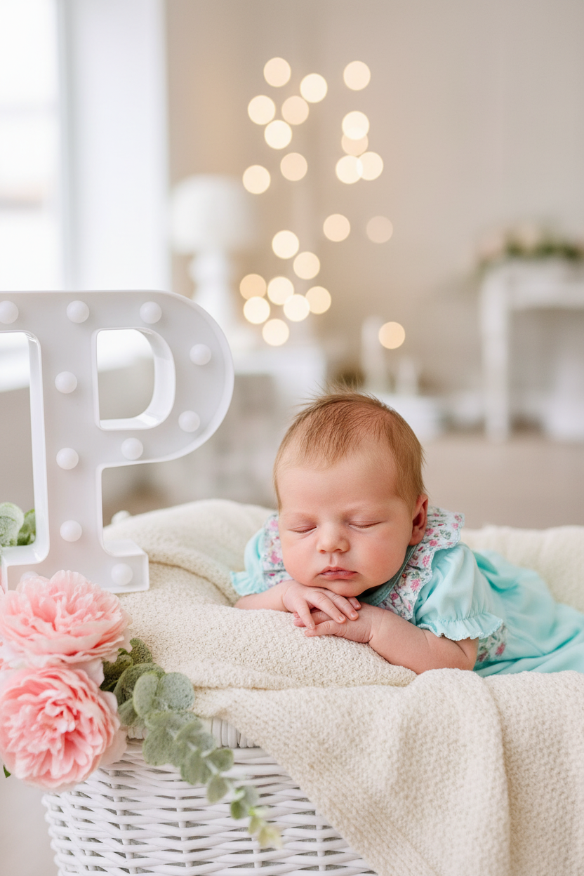 Vestido florzinhas em algodão