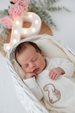 Babygrow tema coelhinho pérola