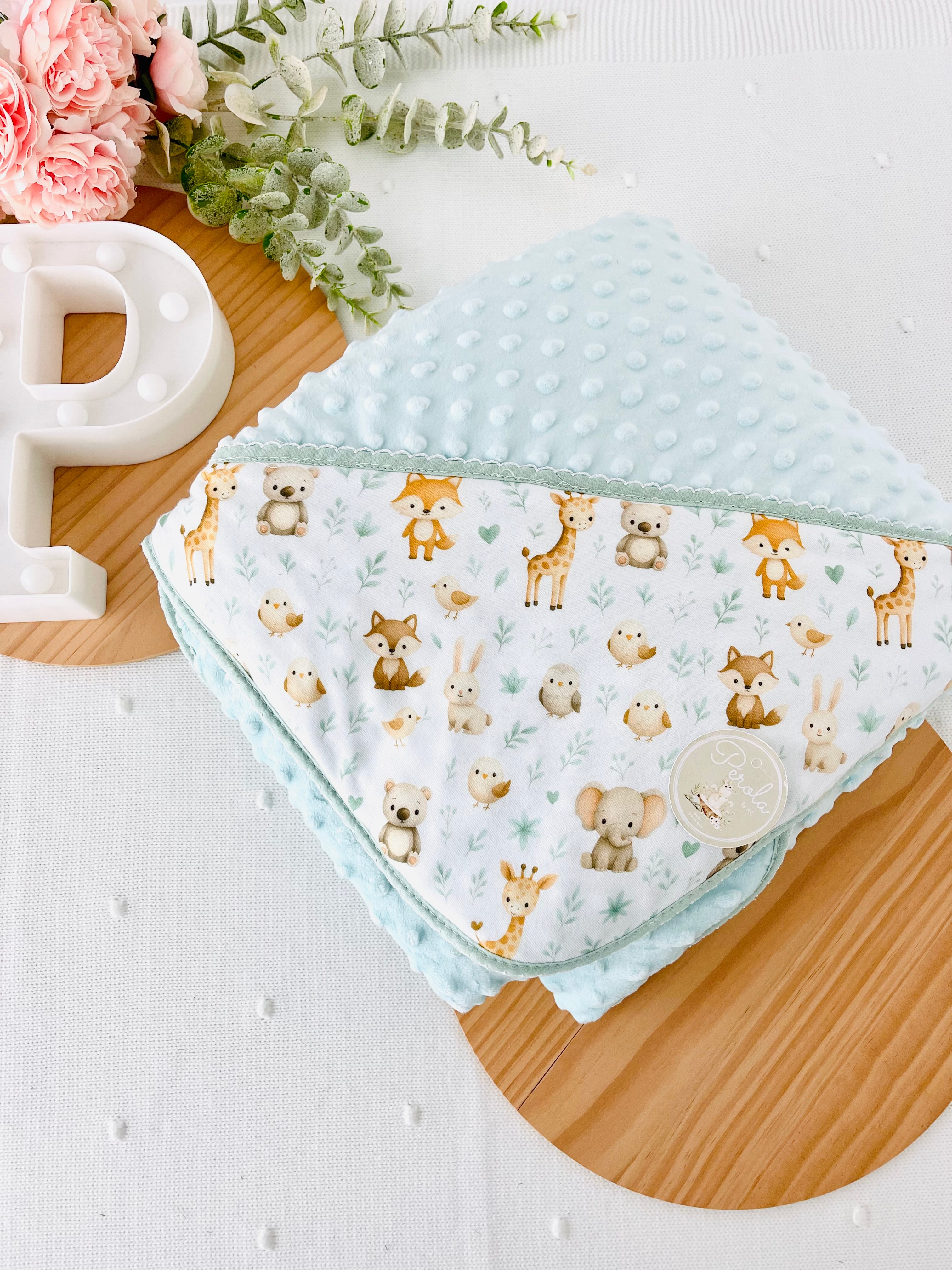 Manta tema Animais amorosos