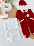 Pack Saída de Maternidade Vermelho · 5 Peças