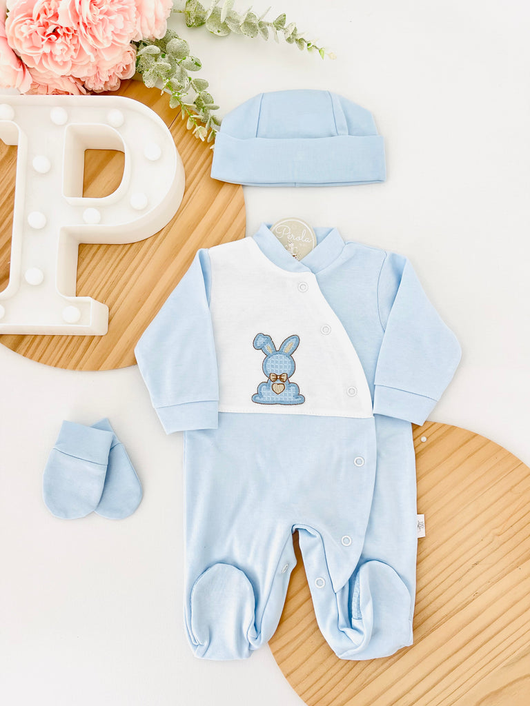 Babygrow coelho algodão