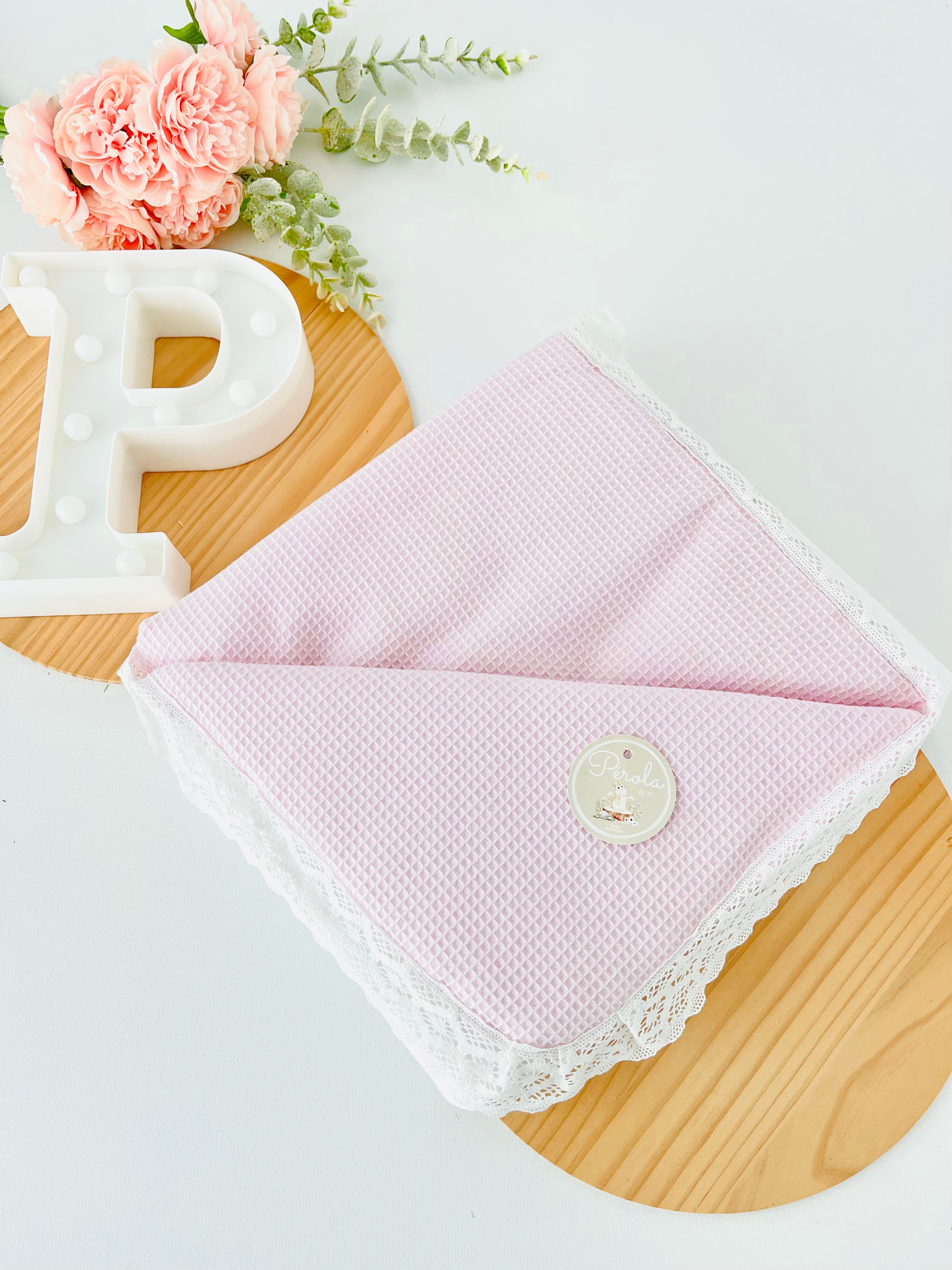 Manta algodão tema favos