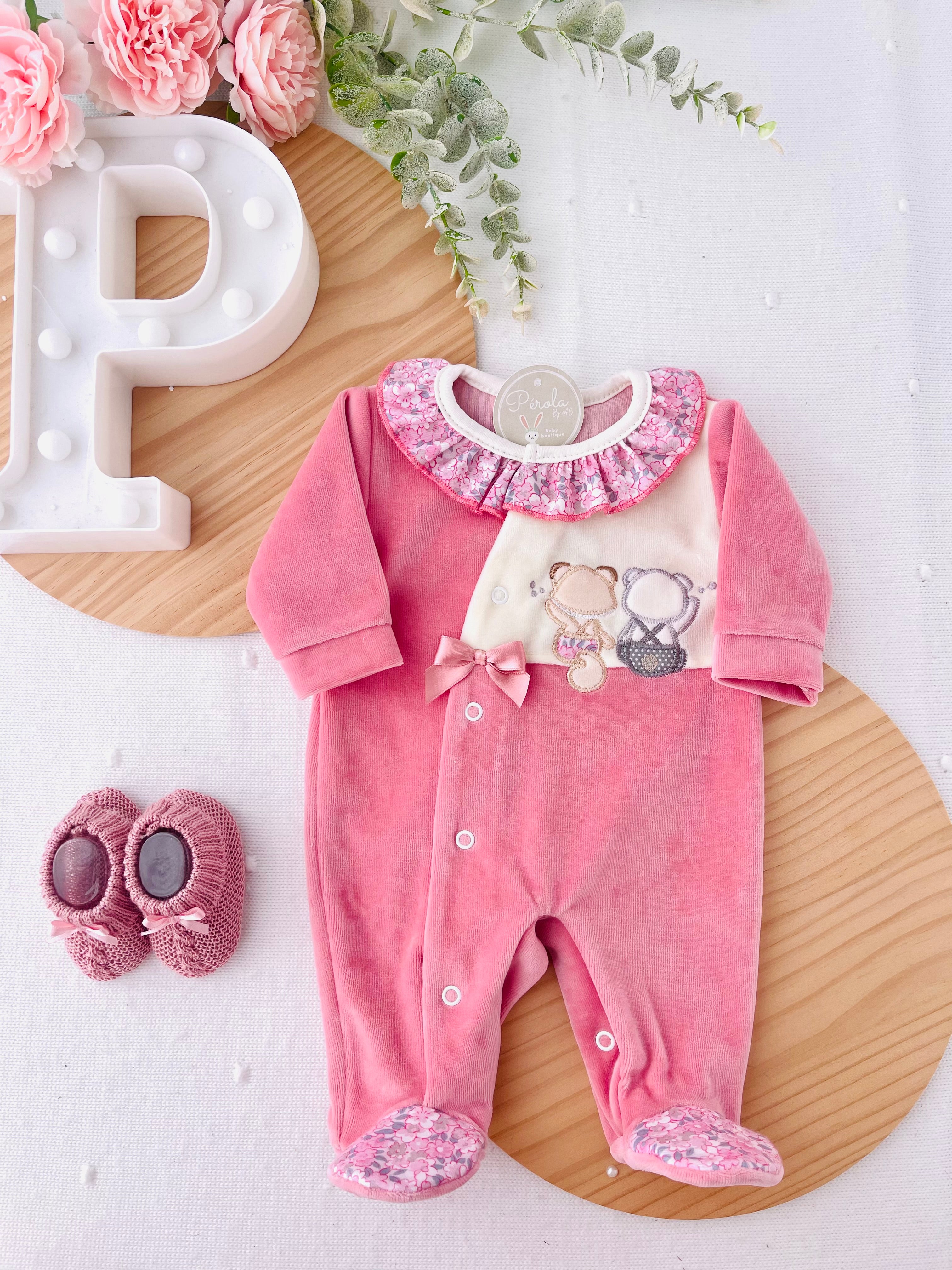 Babygrow amigos em veludo