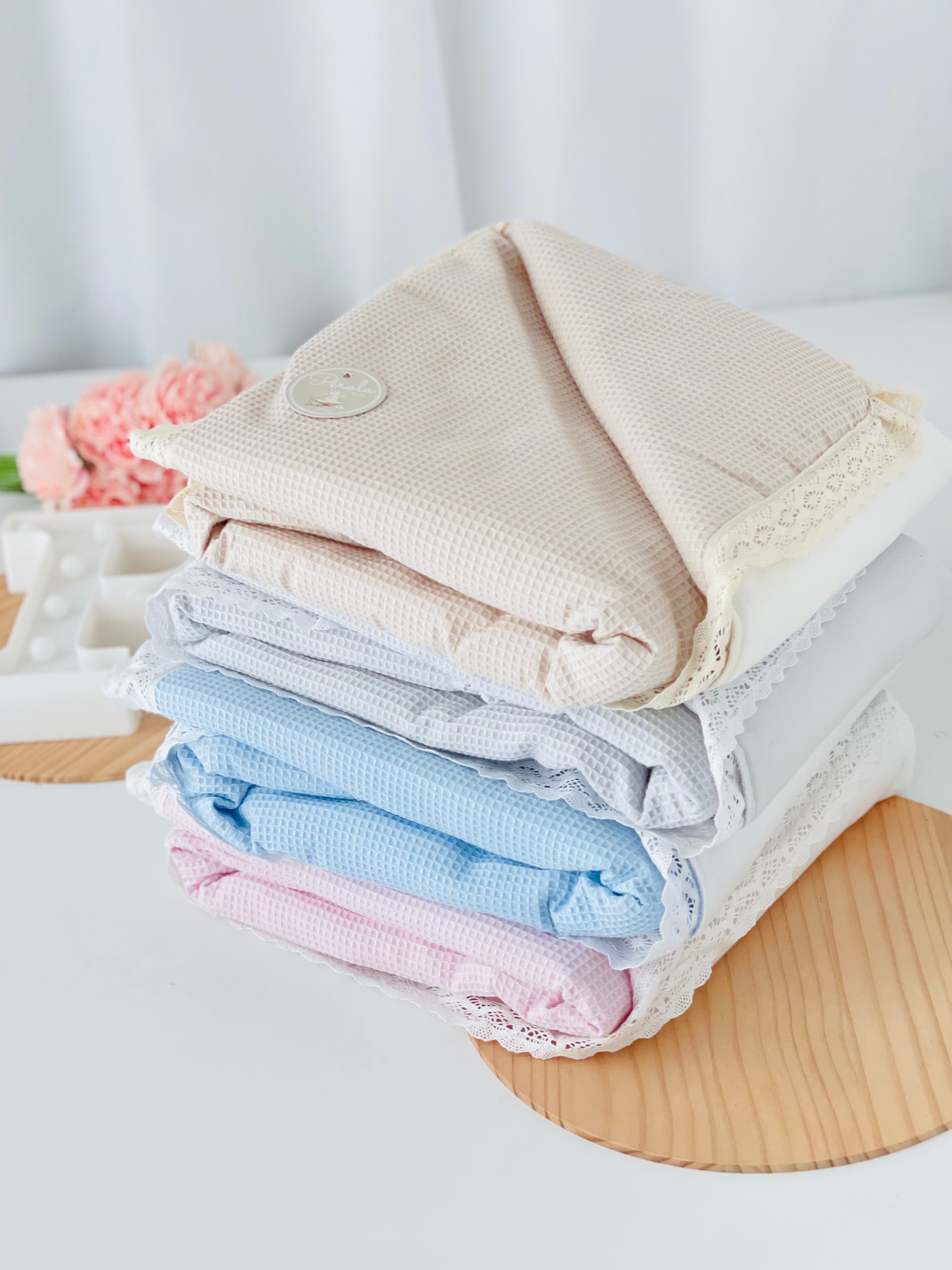 Manta algodão tema favos