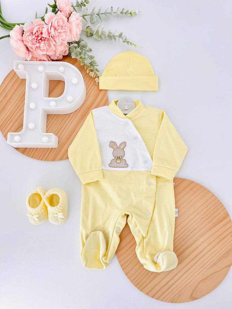 Babygrow coelho algodão