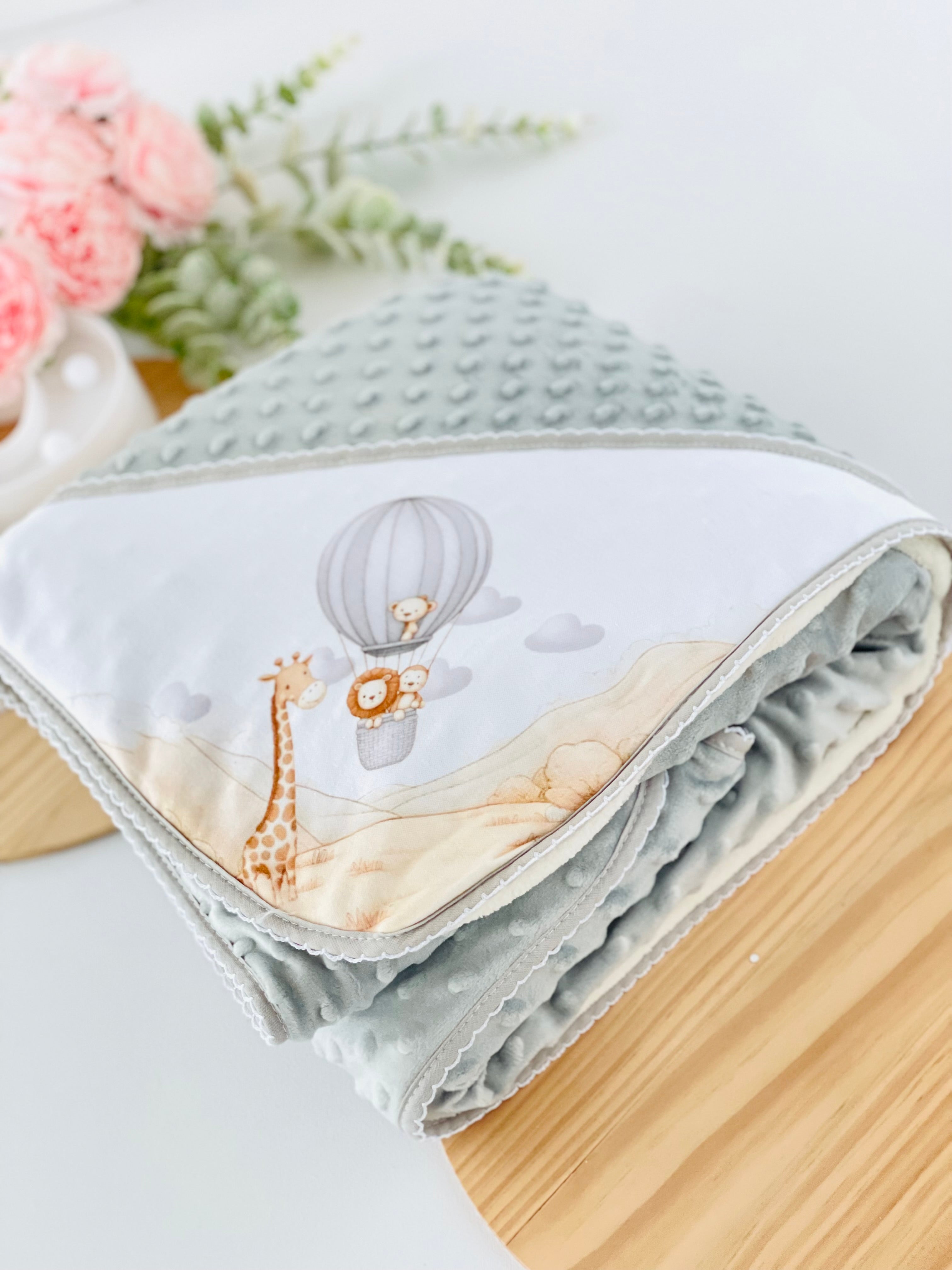 Manta quentinha tema Safari