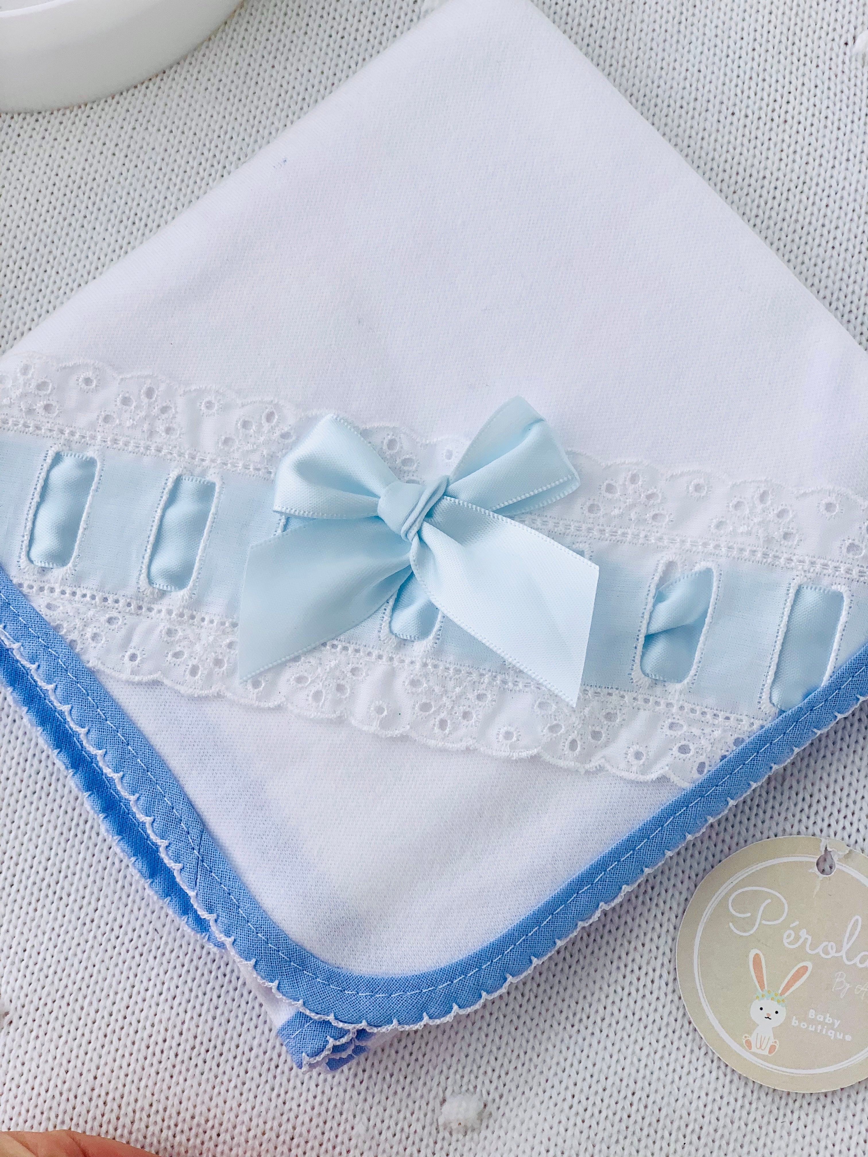 Fralda bordado inglês