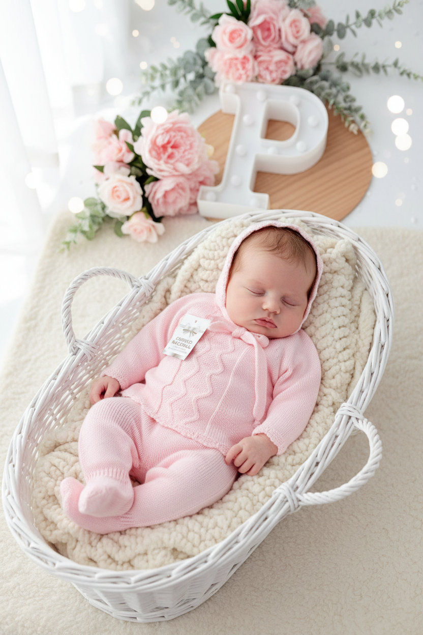 Conjunto: touca, camisola, calças Primavera Verão