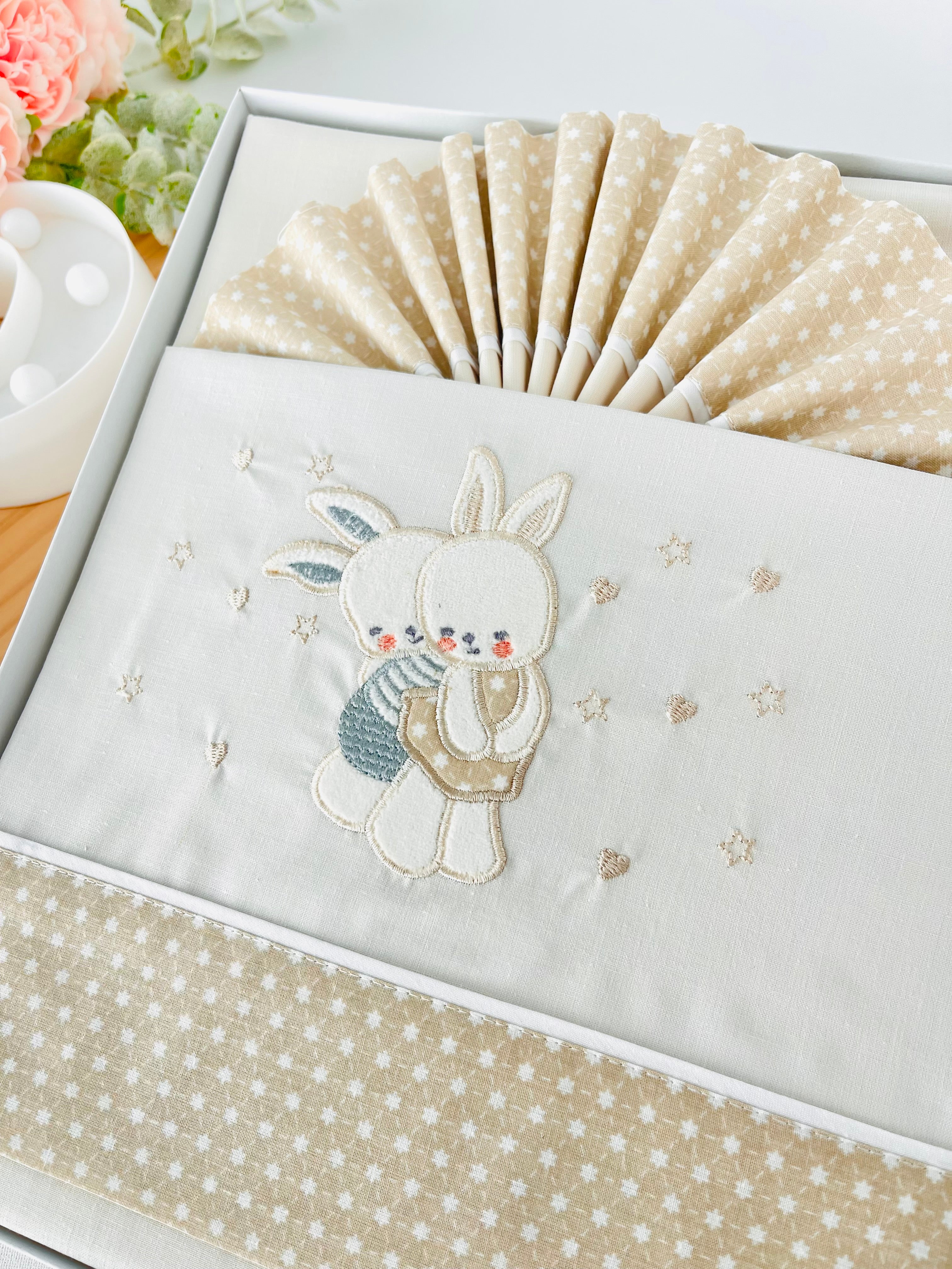 Lençóis algodão berços “next 2 me” coelhinhos