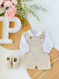 Conjunto neutro: Fofo, camisa e carapins