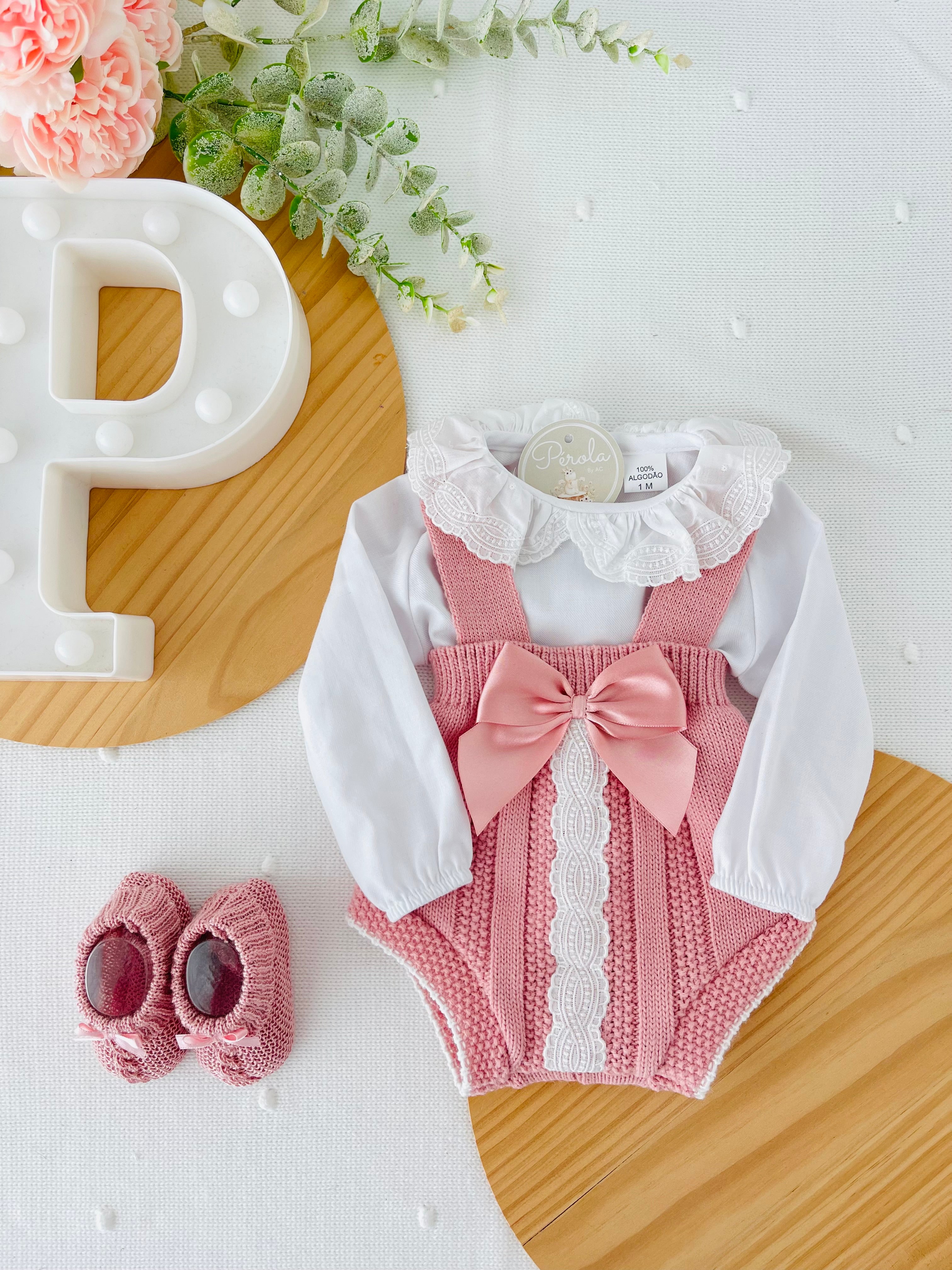 Fofo e camisola rosa velho - oferta carapins