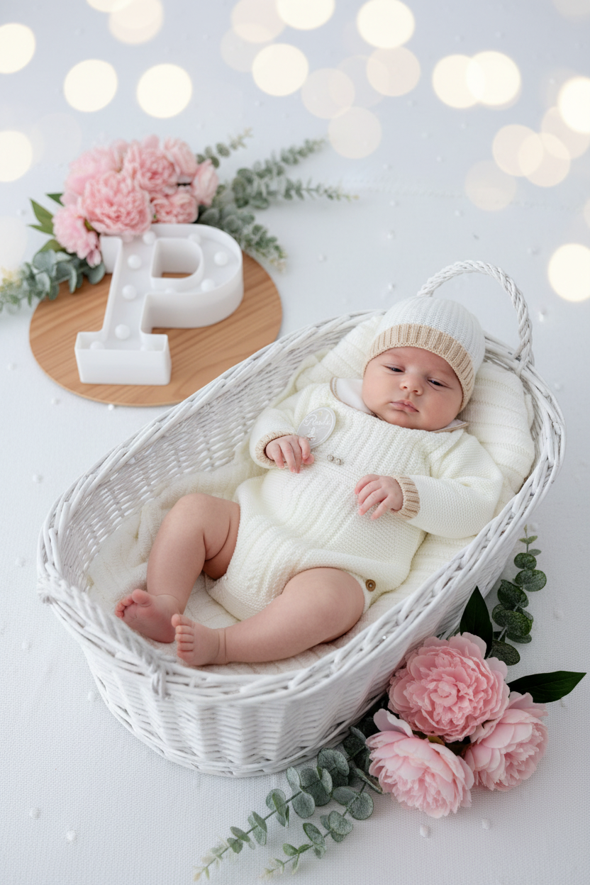 Fofo, camisola e gorro Outono Inverno 3M