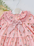 Conjunto bonequinha: vestido e tapa fraldas