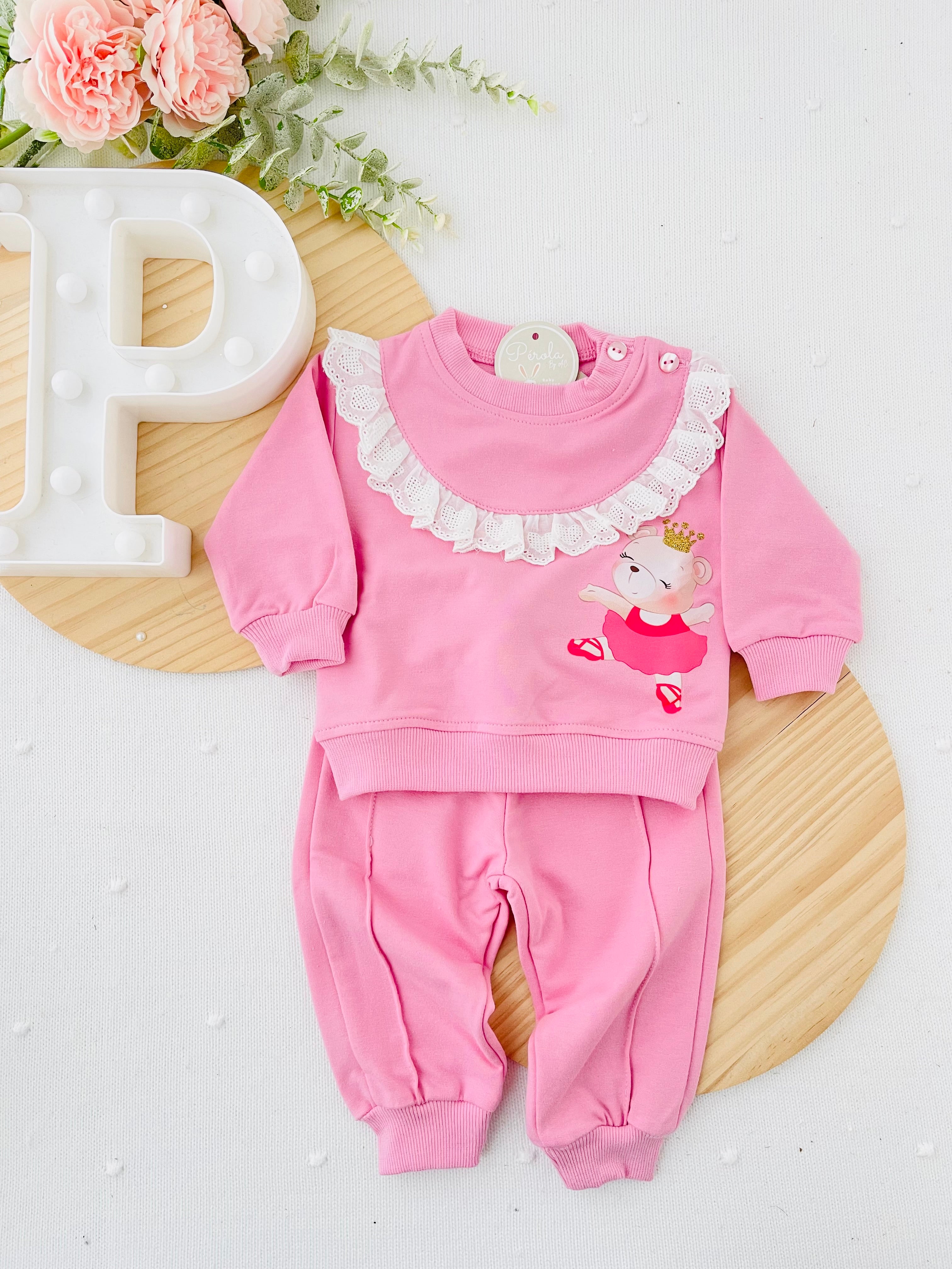 Fato de treino ursinha bailarina