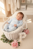 Babygrow Azul em algodão