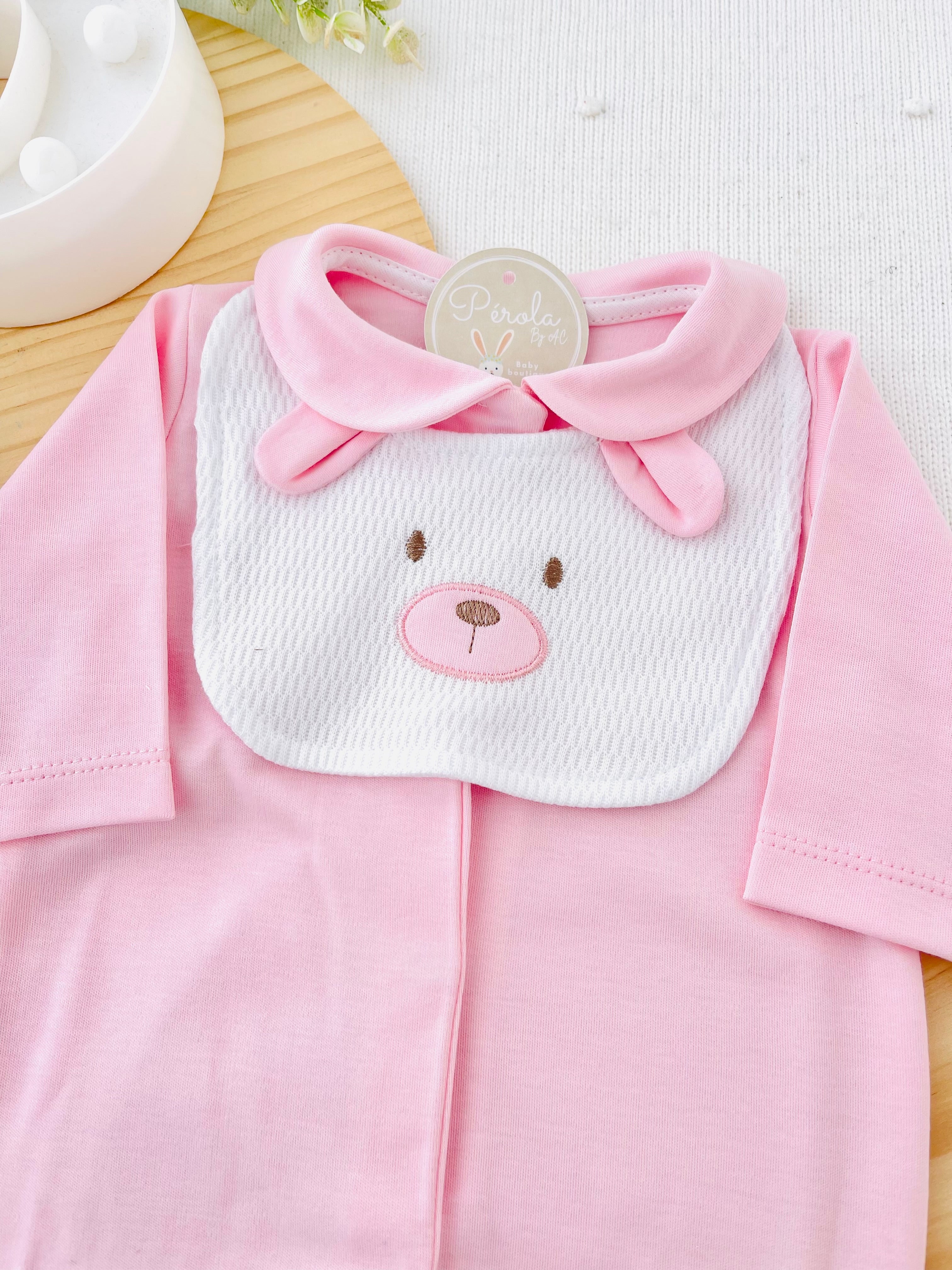 Babygrow e babete algodão