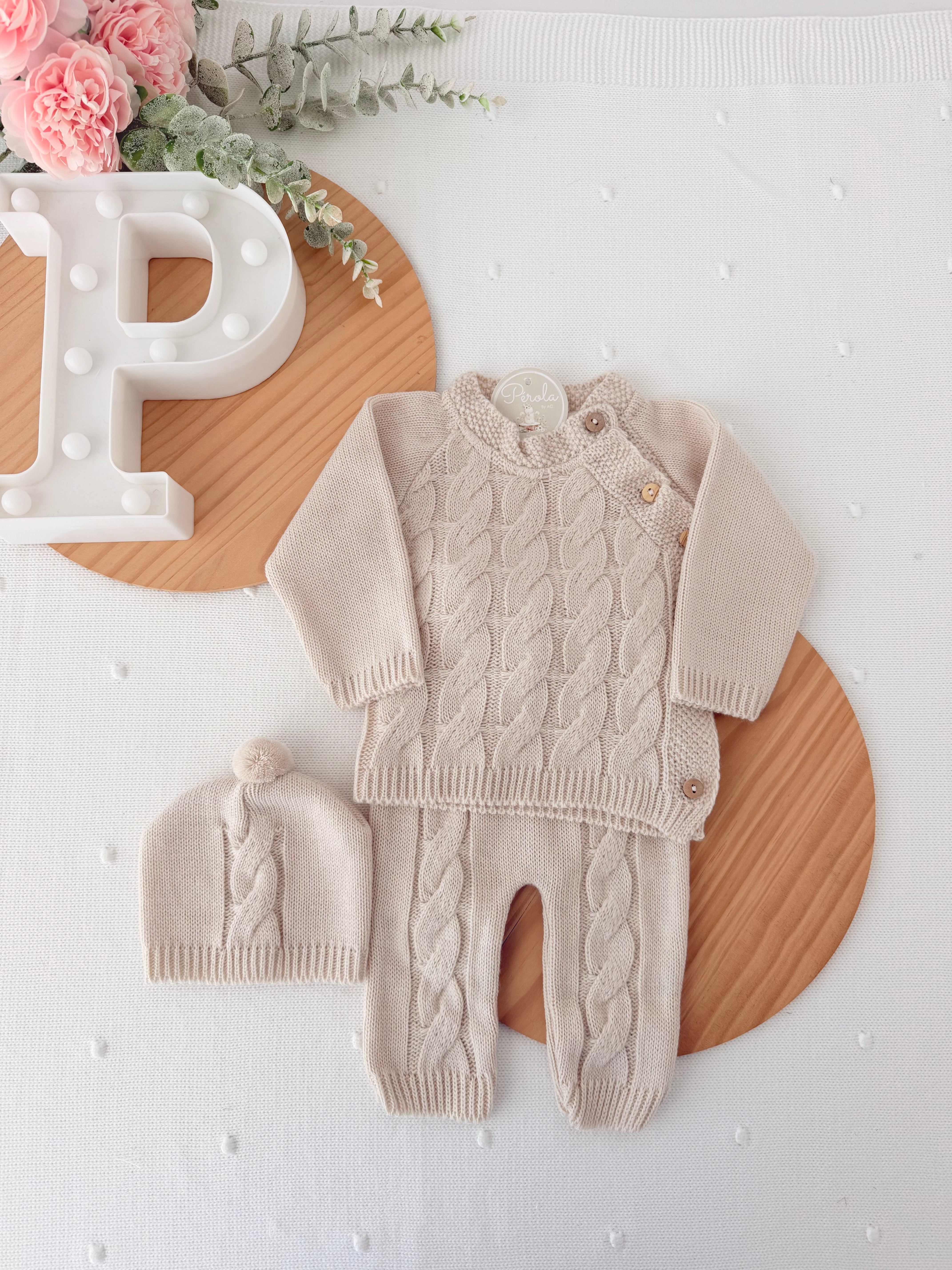 Conjunto malha Torcidos: camisola, calças e gorro