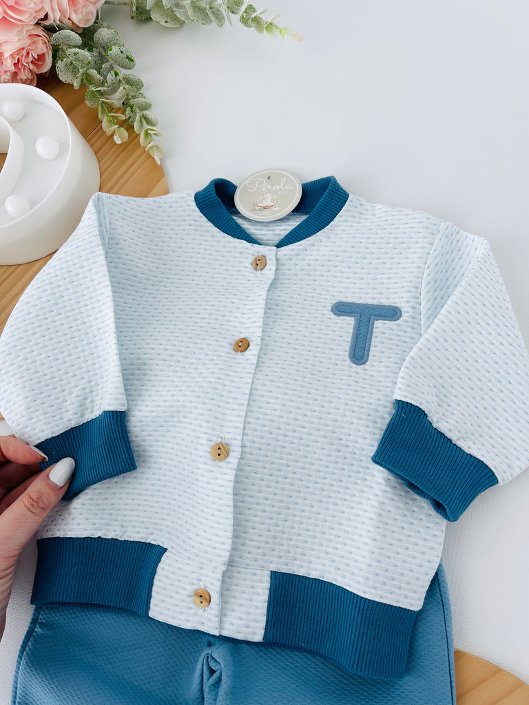 Conjunto menino: blusão e calças
