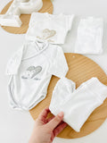 Pack oportunidade 4 peças: 2 bodies e 2 calças