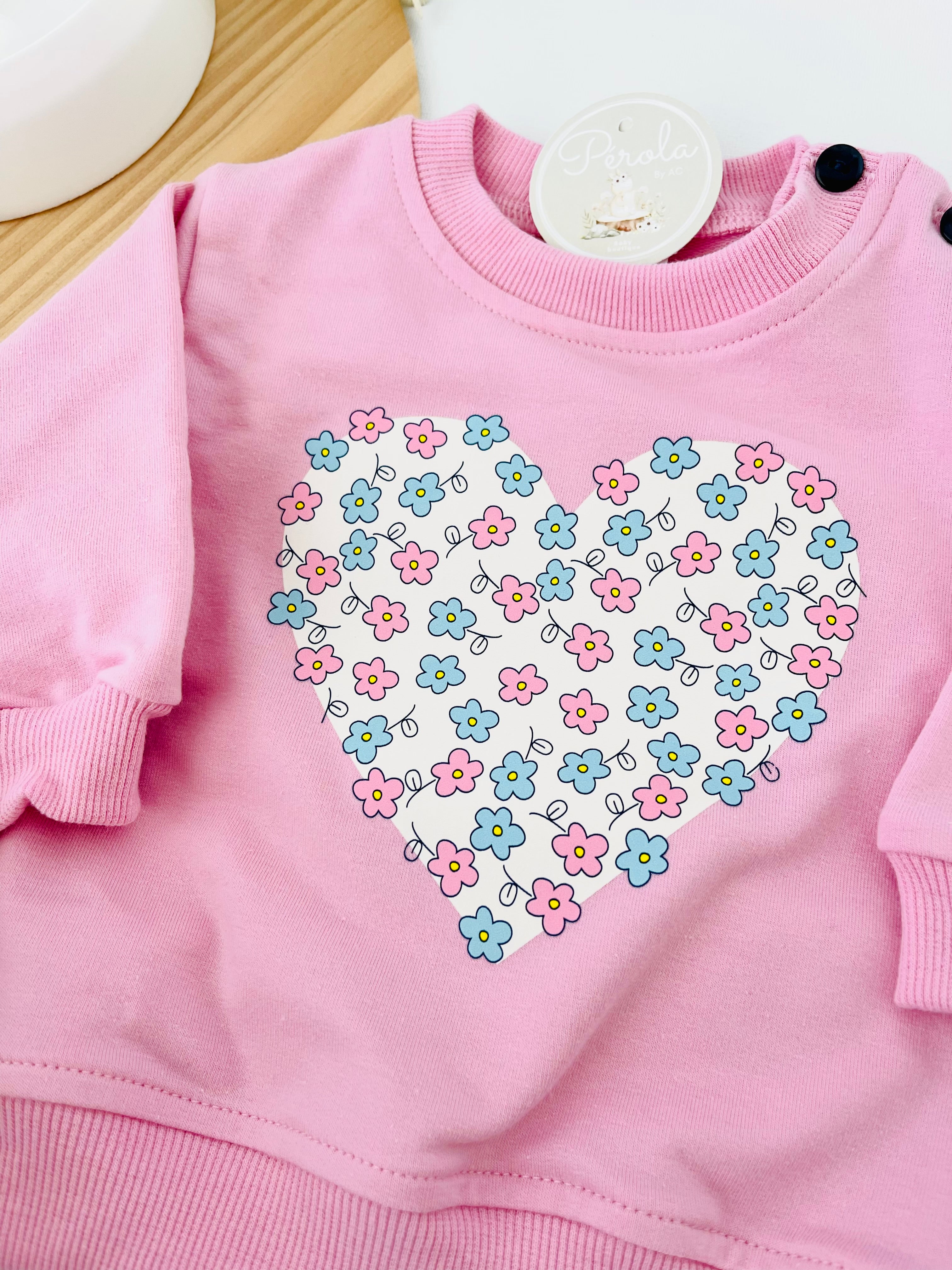 Fato de treino flores