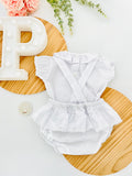 Conjunto bordado: Fofo e blusa
