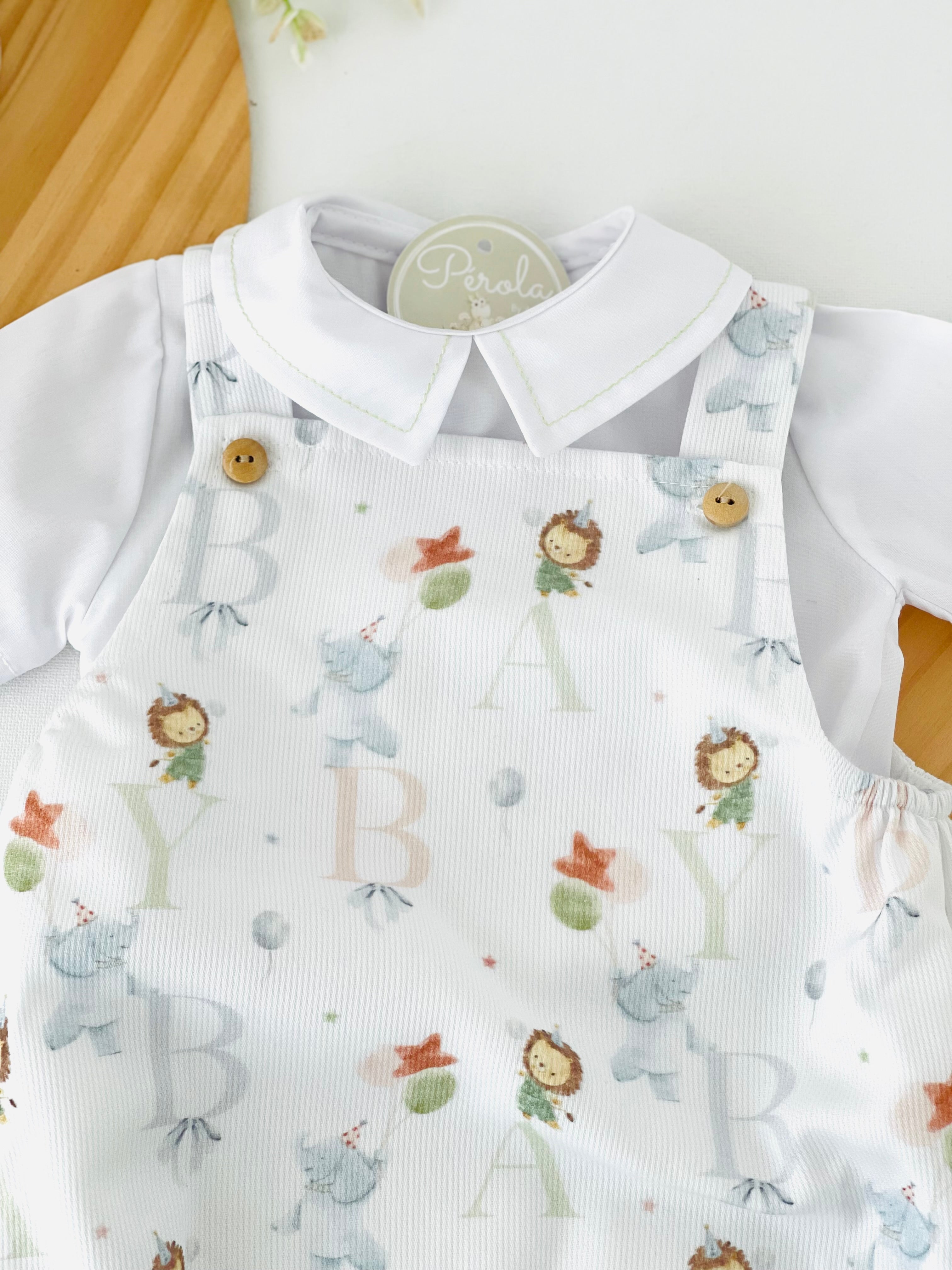 Conjunto letras: fofo e camisa