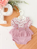 Fofo e blusa tema flores 3-12M