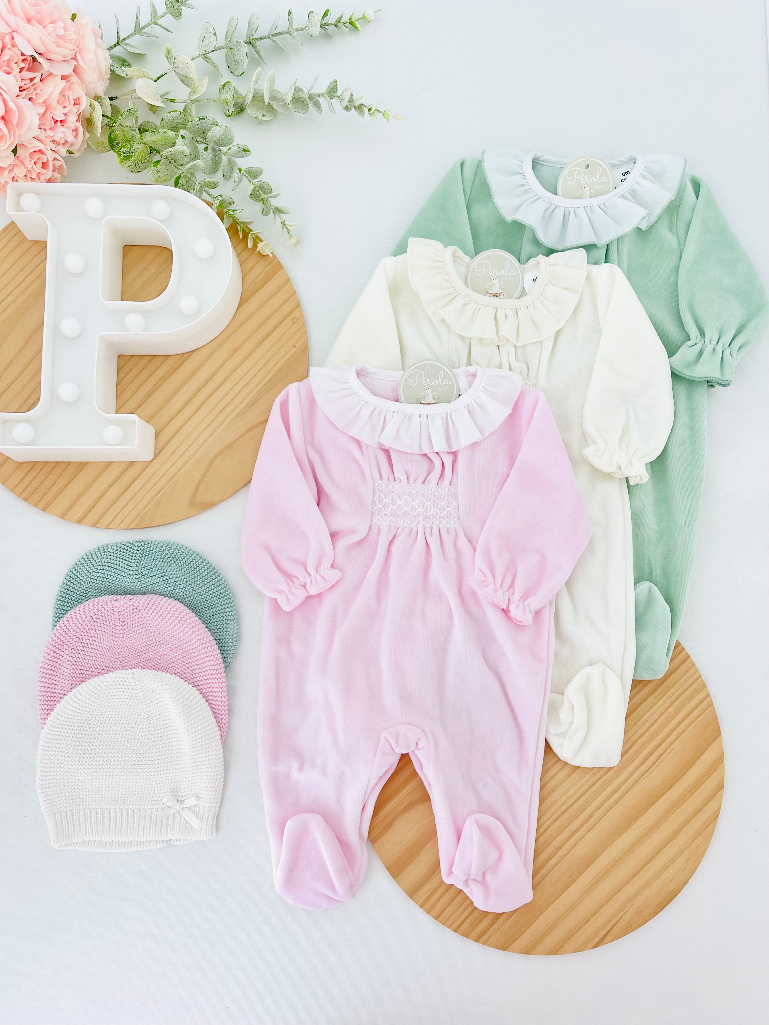 Babygrow favos em Veludo