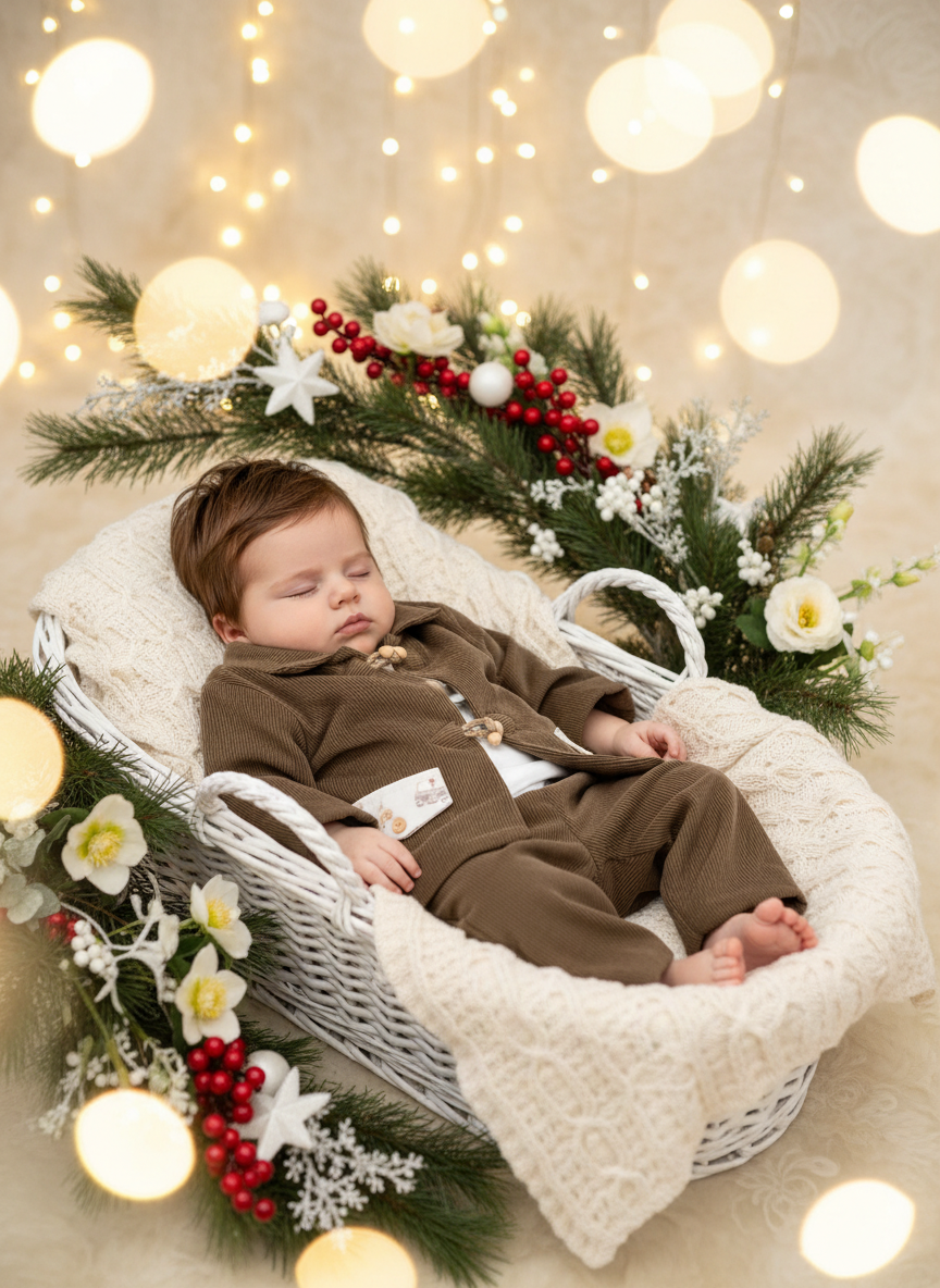 Conjunto menino bombazine 3 peças: casaco, calças e camisola