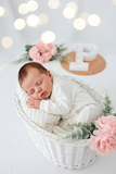 Babygrow corações em veludo