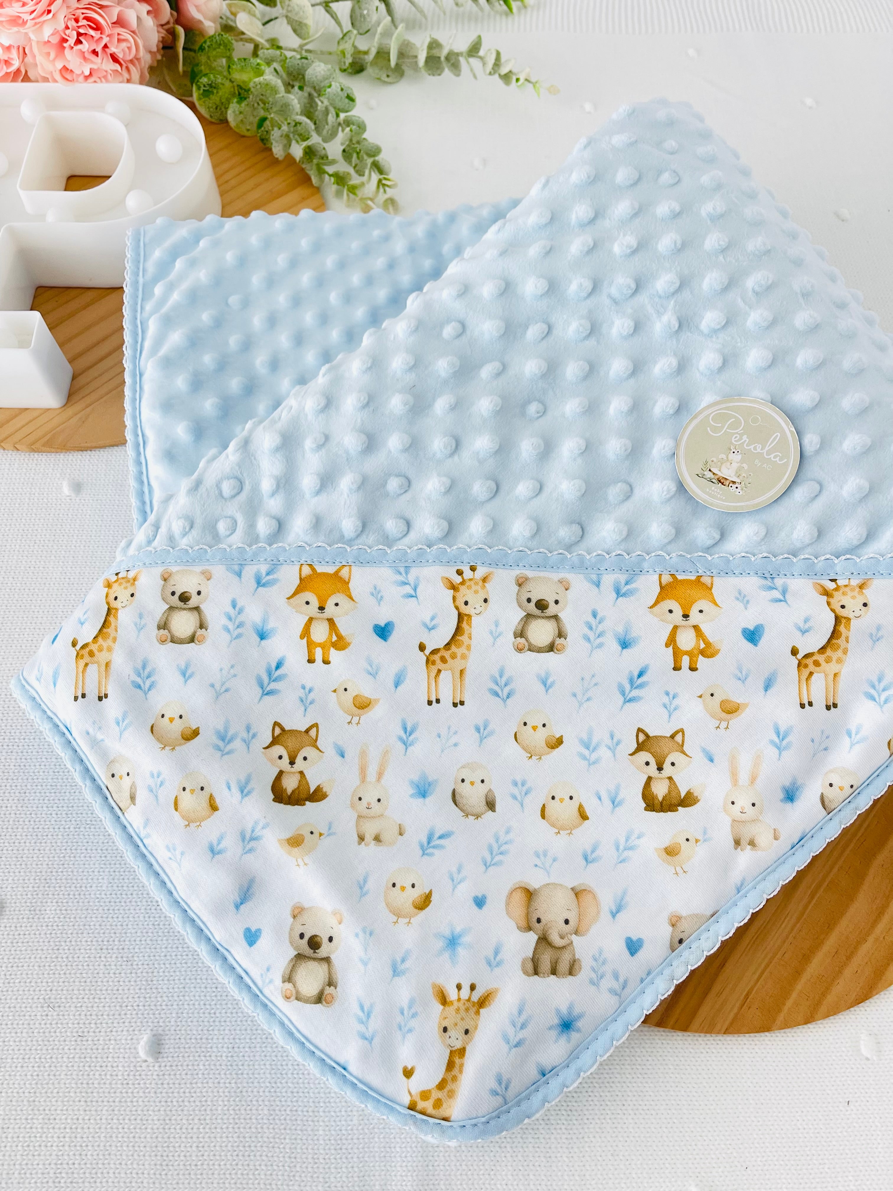 Manta tema Animais amorosos