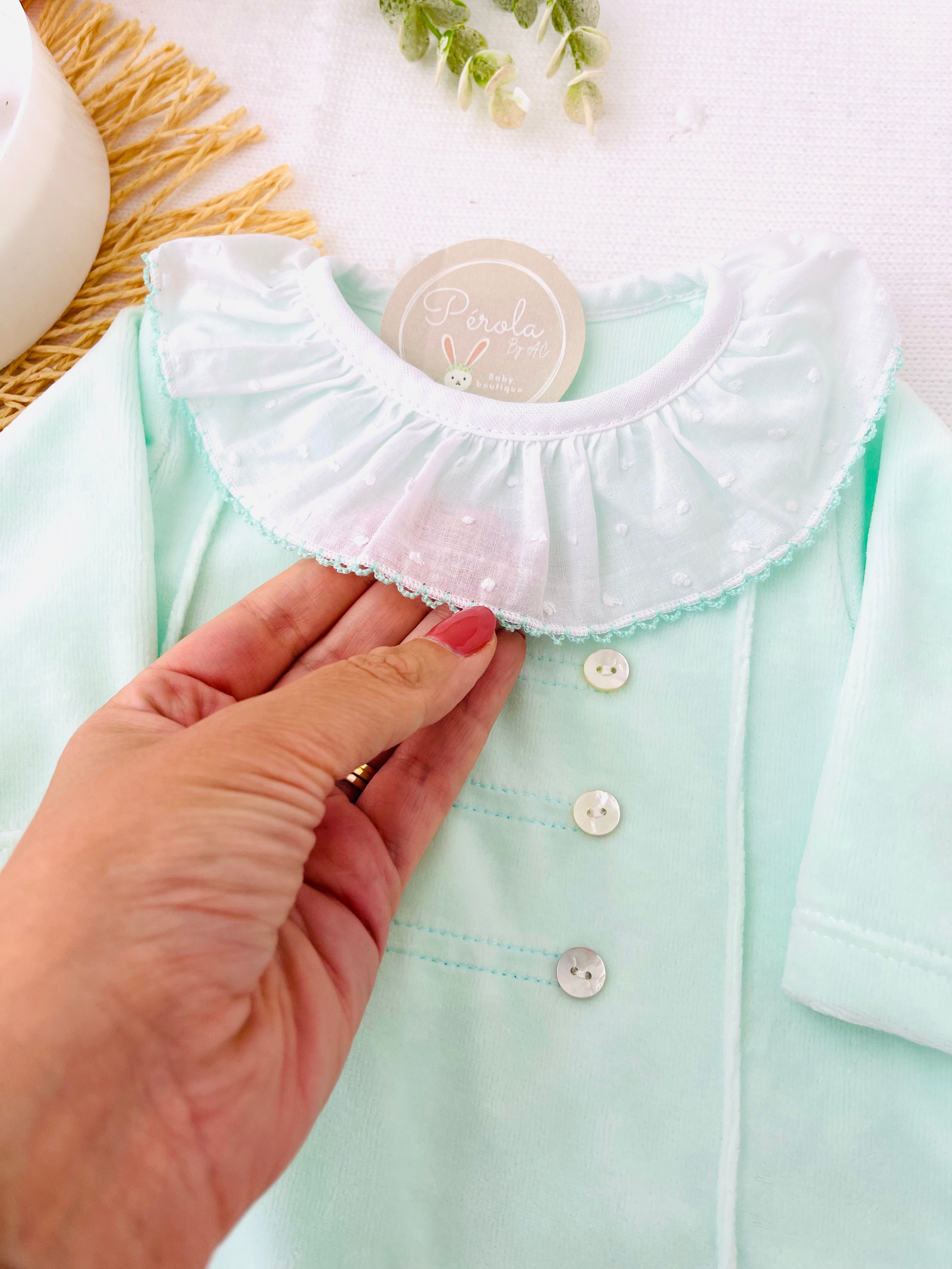 Babygrow Madrepérola gola redonda