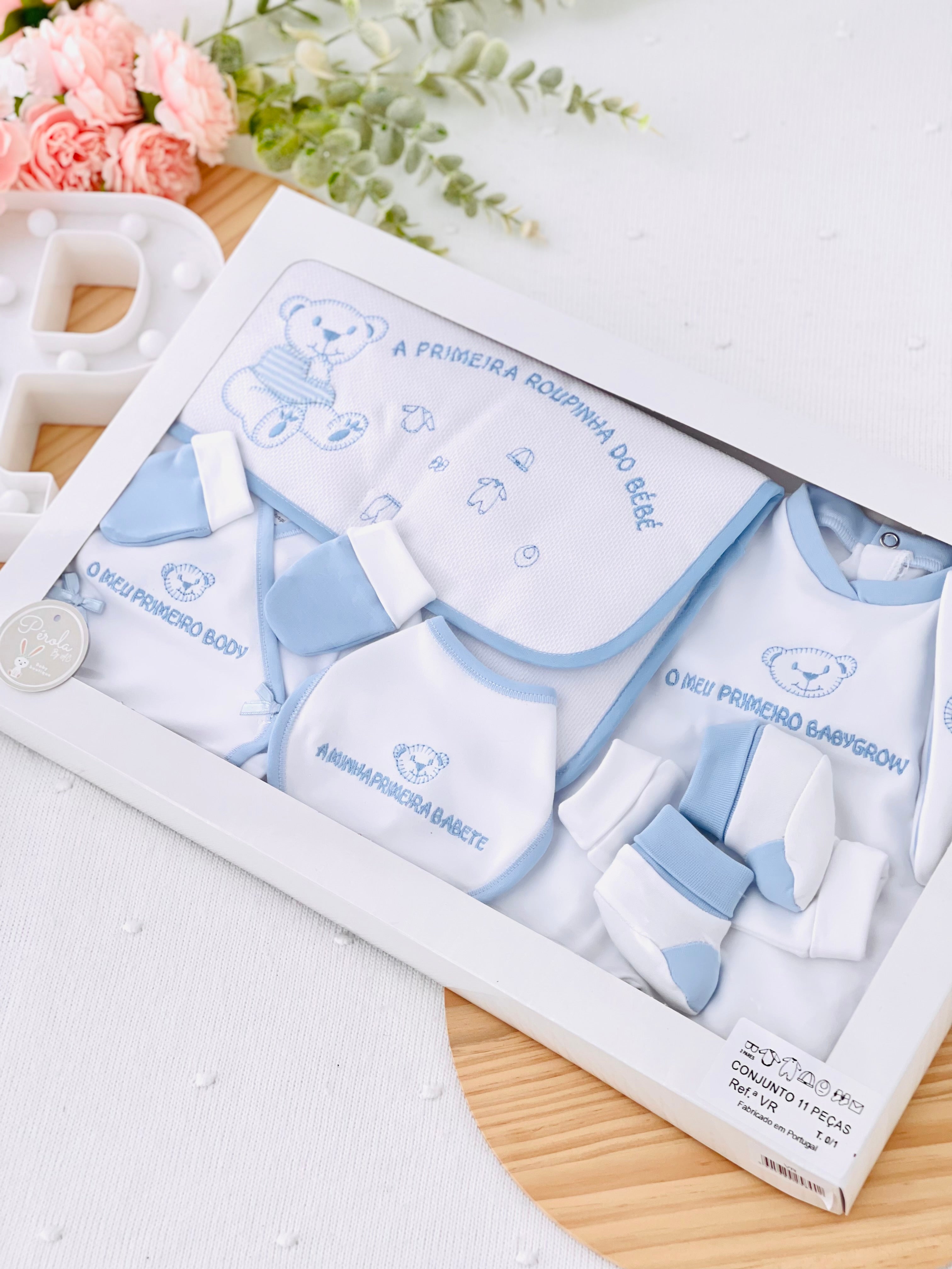 Conjunto primeira roupinha ALGODÃO