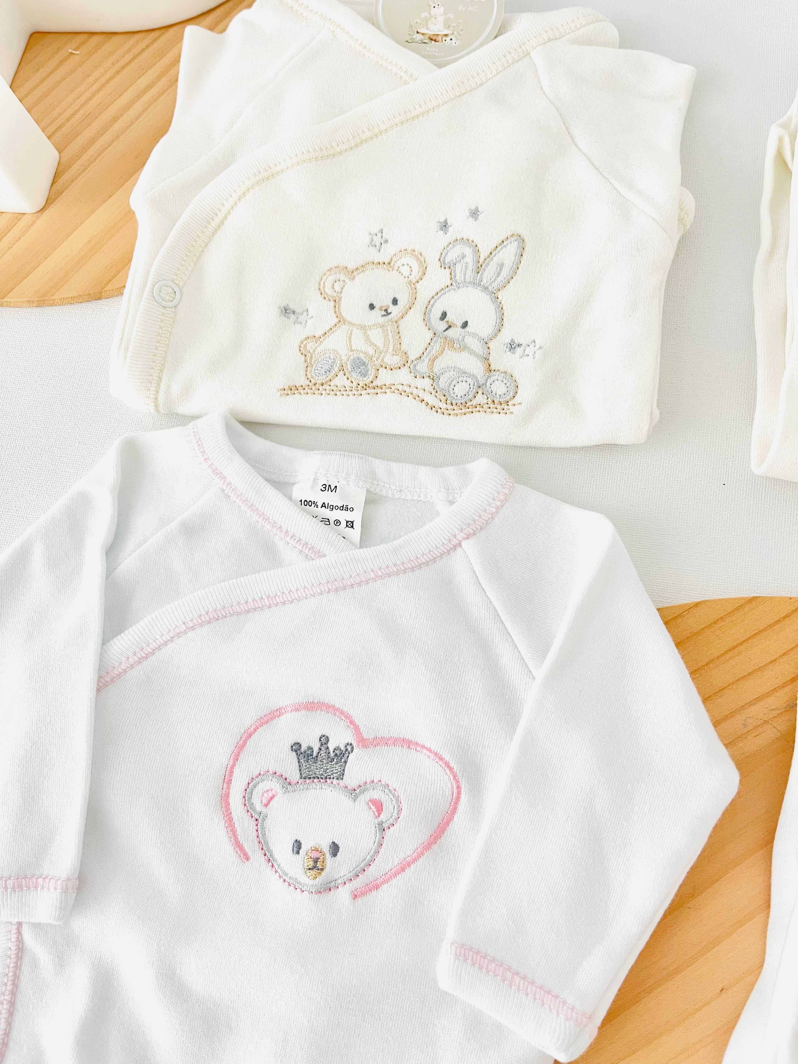 Pack oportunidade 4 peças: 2 bodies e 2 calças