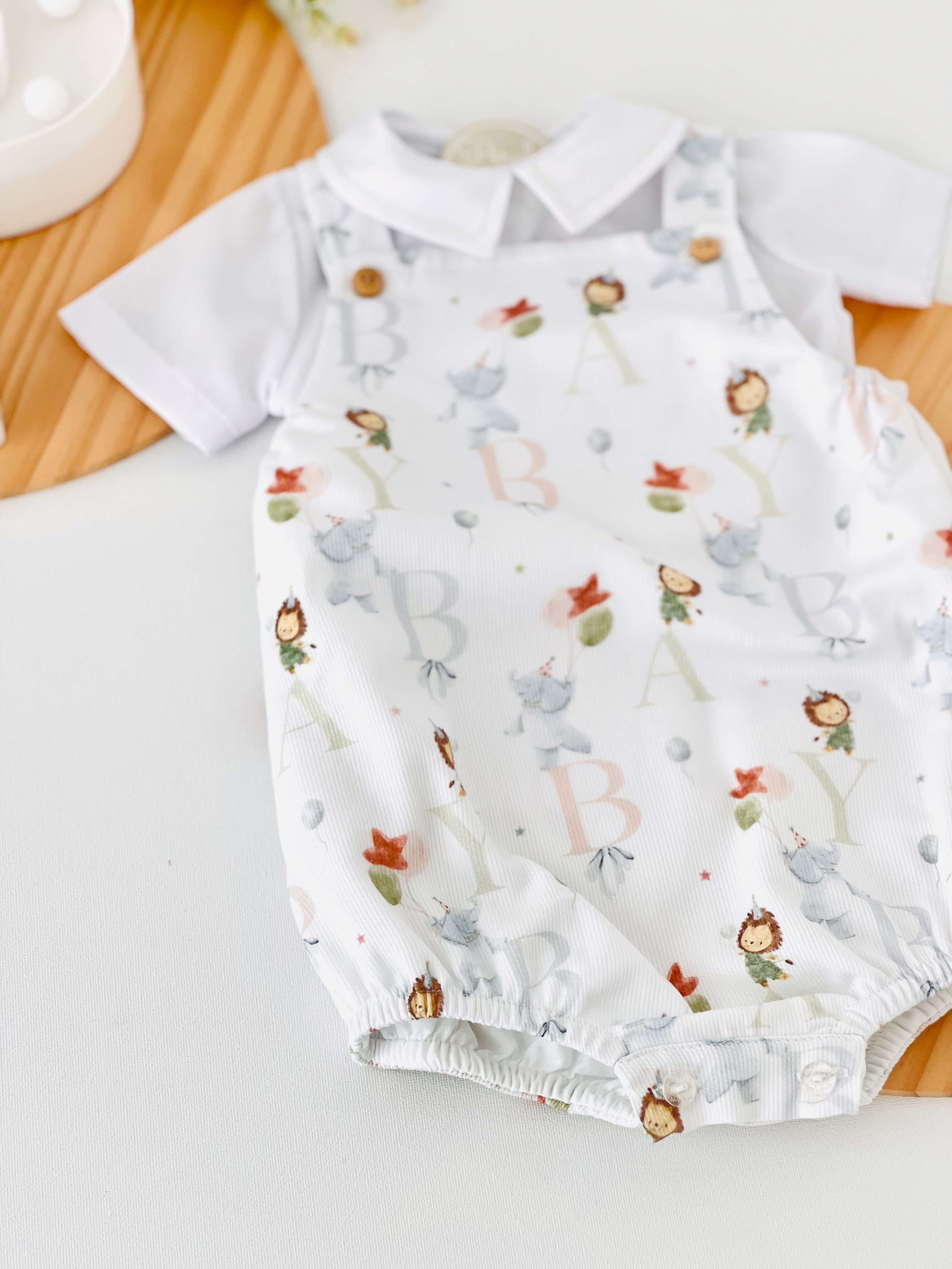 Conjunto letras: fofo e camisa