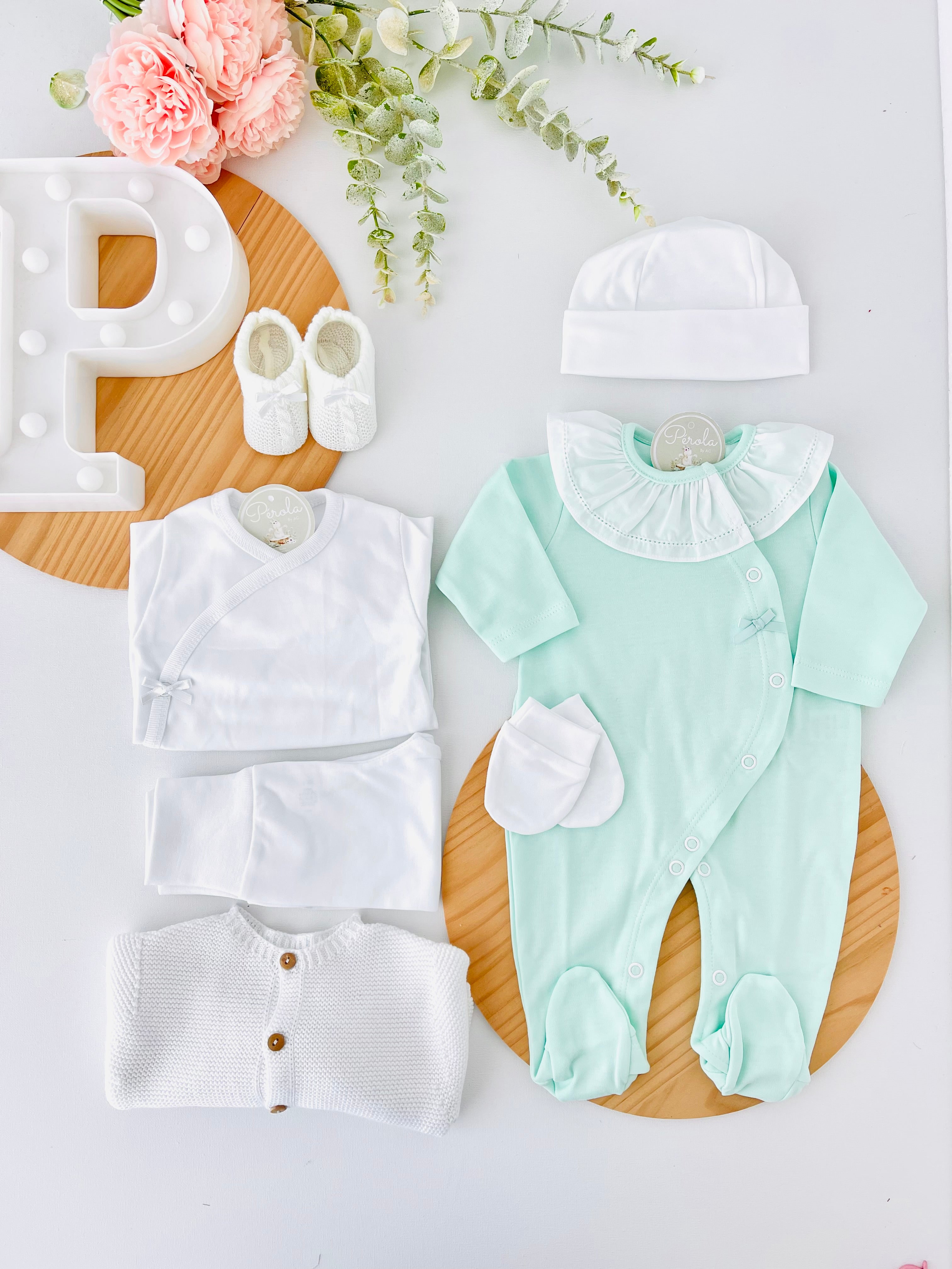 Pack recém nascido algodão 7 peças