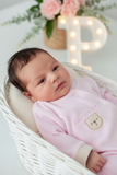 Babygrow tema: Amor sem fim em veludo