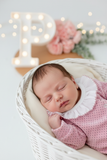 Babygrow pintinhas veludo com golinha