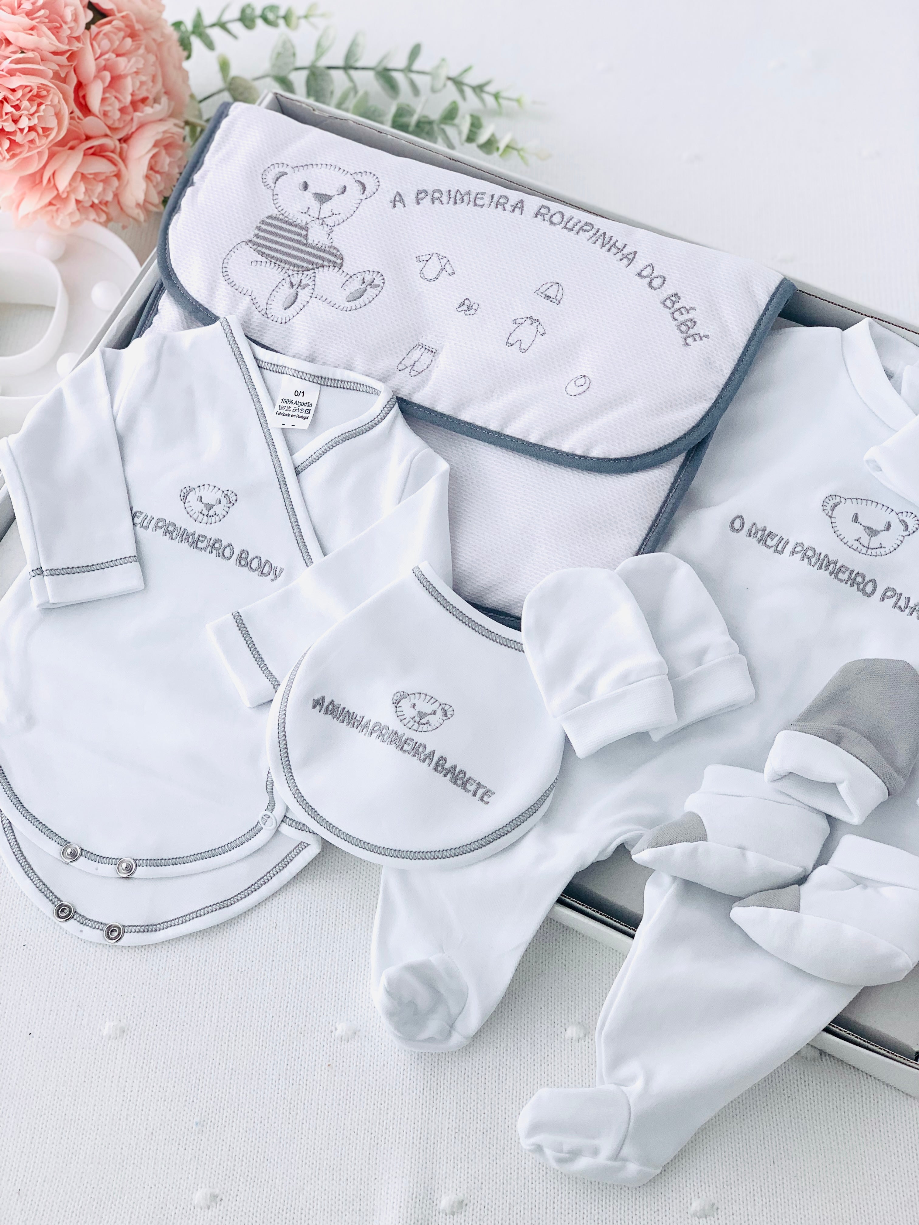 Conjunto primeira roupinha ALGODÃO