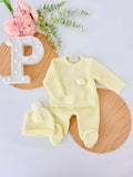 Conjunto malha Amarelo Outono/Inverno