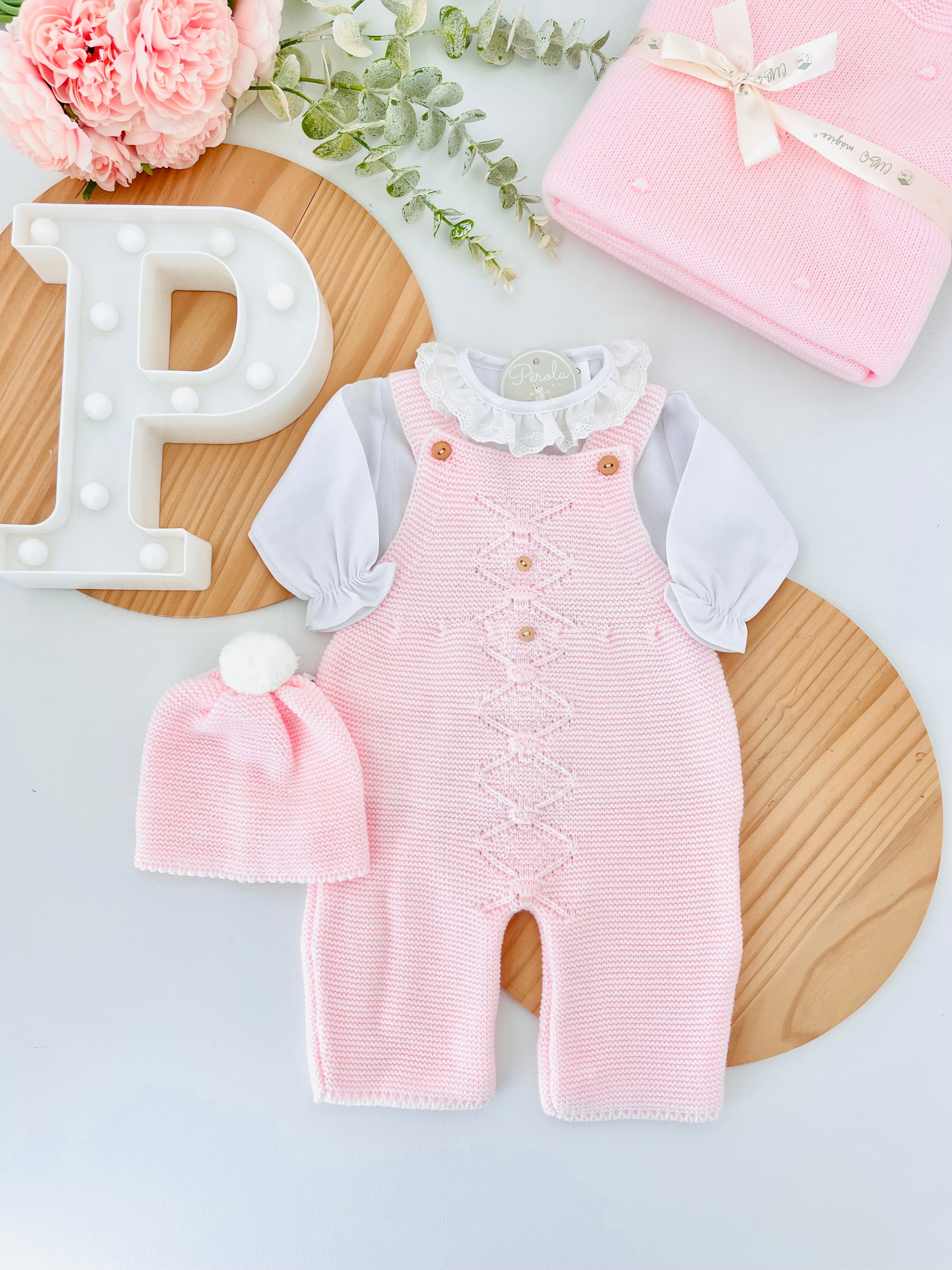 Conjunto recém nascido: 3peças Outono/Inverno