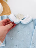 Conjunto malha 100% algodão: camisola, calças e gorro