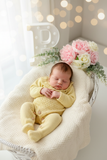 Conjunto Baby love: Babygrow e touca recém nascido