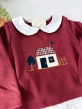 Conjunto casinha unissexo: camisola e calções